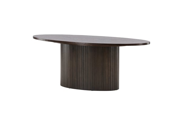 Sohvapöytä, Bianca Oval, 120x55 cm, Mocca