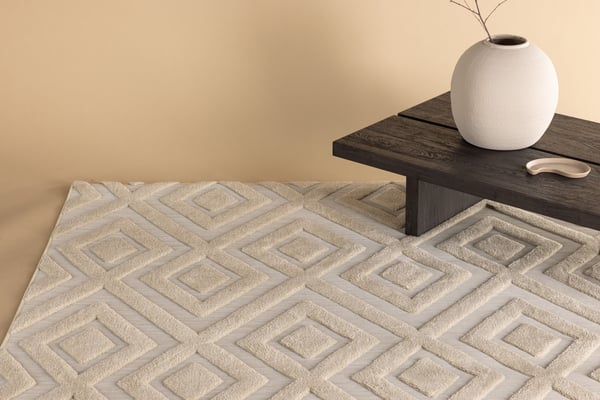 Matto, Pia polyesteri shaggy, 290x200 cm, beige