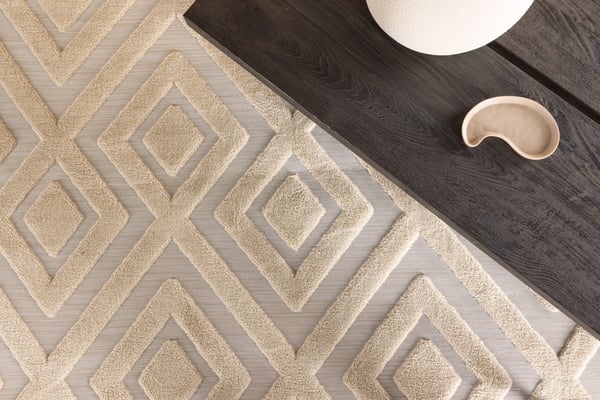 Matto, Pia polyesteri shaggy, 290x200 cm, beige