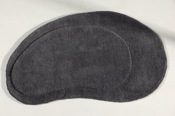 Matto, Sten, 50x75 cm, Tummanharmaa