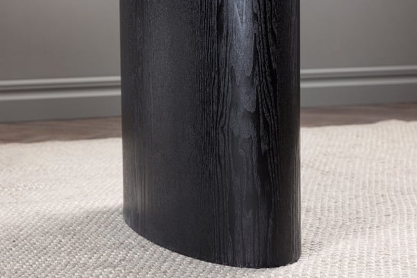 Ruokapöytä, Isolde, 180x90 cm, Musta