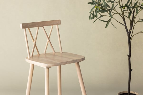 Baari tuoli, Mollöström, 90x43 cm, Valkoinen