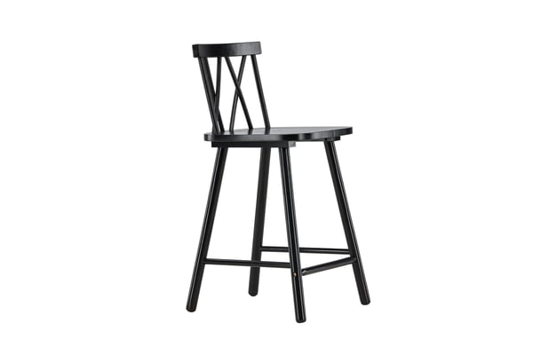 Baari tuoli, Mollöström 2-pack, 90x43 cm, Musta