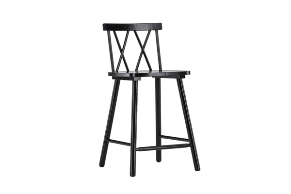 Baari tuoli, Mollöström 2-pack, 90x43 cm, Musta