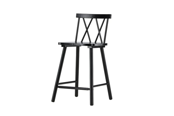 Baari tuoli, Mollöström 2-pack, 90x43 cm, Musta