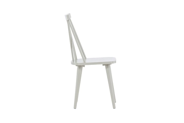 Ruokatuoli, Mariette 2-pack, 50x43x88 cm, Vaaleanharmaa