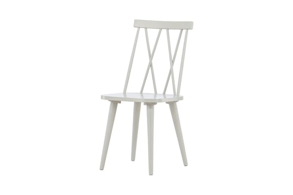 Ruokatuoli, Mariette 2-pack, 50x43x88 cm, Vaaleanharmaa