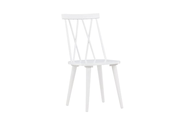 Ruokatuoli, Mariette, 50x43x88 cm, Valkoinen