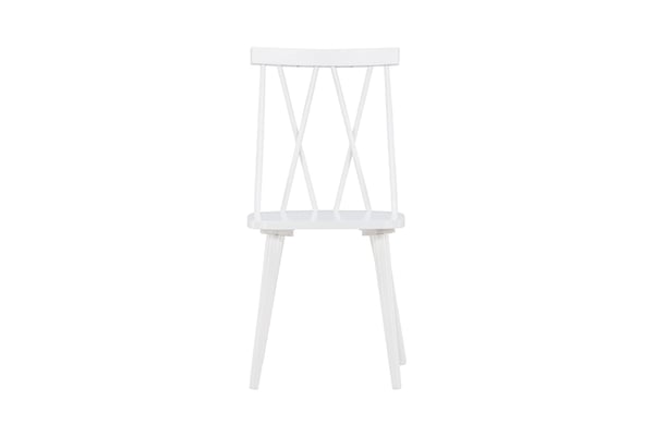 Ruokatuoli, Mariette, 50x43x88 cm, Valkoinen