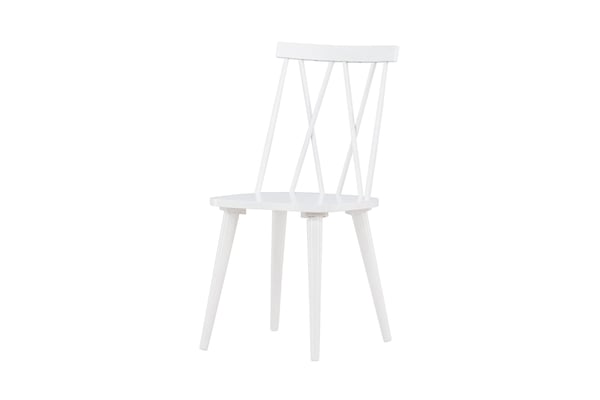 Ruokatuoli, Mariette, 50x43x88 cm, Valkoinen