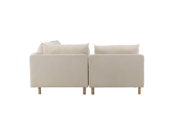 Kulmasohva, Zero, 295x195 cm, Beige
