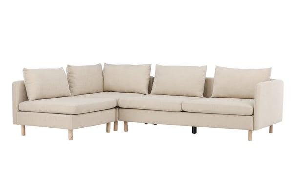 Kulmasohva, Zero, 295x195 cm, Beige