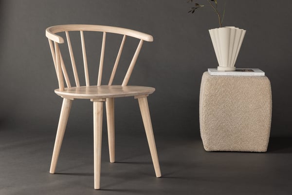 Tuoli, Bobby Dining 2-pack, 53x55x76 cm, valkolakattu