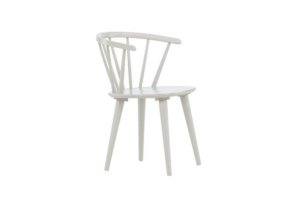 Ruokatuoli, Bobby 2-pack, 53x55x76 cm, Vaaleanharmaa
