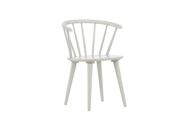 Ruokatuoli, Bobby 2-pack, 53x55x76 cm, Vaaleanharmaa