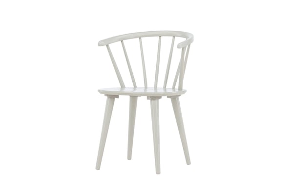 Ruokatuoli, Bobby 2-pack, 53x55x76 cm, Vaaleanharmaa