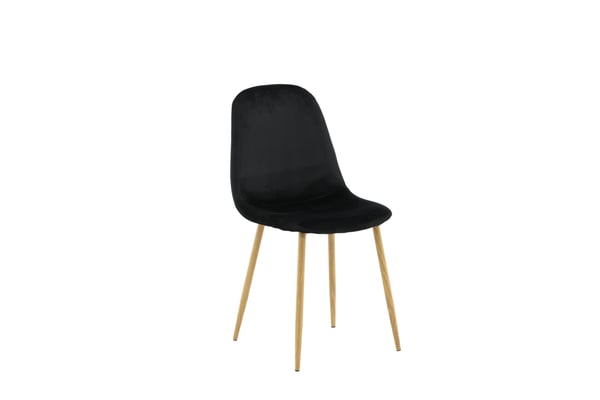 Ruokatuoli, Polar, 53x88x46 cm, Musta