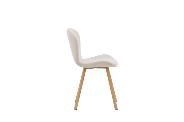 Ruokatuoli, Lilja 2-pack, 50x48x80 cm, Beige