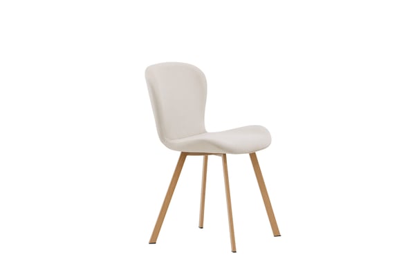 Ruokatuoli, Lilja 2-pack, 50x48x80 cm, Beige