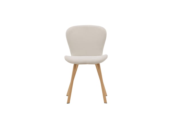 Ruokatuoli, Lilja 2-pack, 50x48x80 cm, Beige