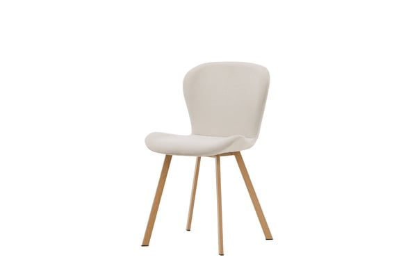 Ruokatuoli, Lilja 2-pack, 50x48x80 cm, Beige