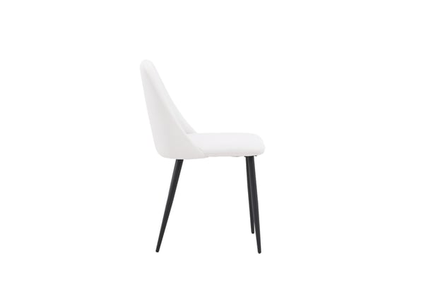 Ruokatuoli, Night-sarja 2-pack, 56x49x87 cm, Valkoinen