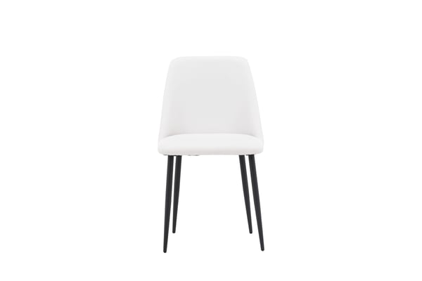 Ruokatuoli, Night-sarja 2-pack, 56x49x87 cm, Valkoinen