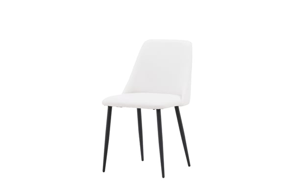 Ruokatuoli, Night-sarja 2-pack, 56x49x87 cm, Valkoinen