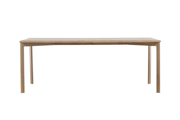 Ruokapöytä, Damon, 200x90 cm, valkolakattu