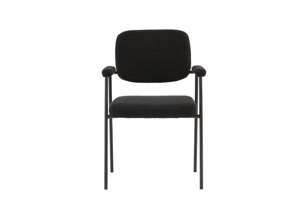 Ruokatuoli, Yesterday 2-pack, 61x58x90 cm, Musta