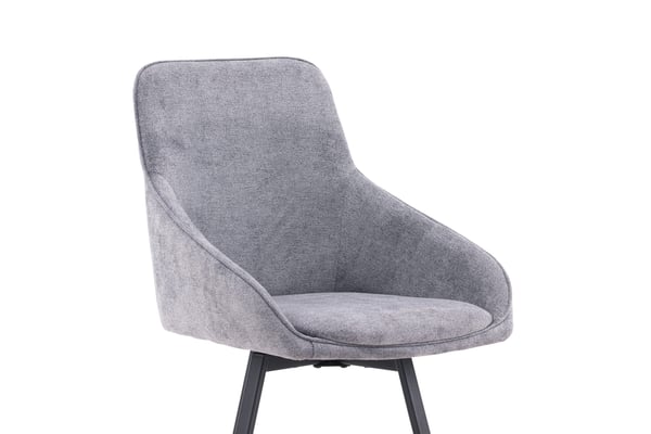 Ruokatuoli, Rosie 2-pack, 60x55x88 cm, Harmaa