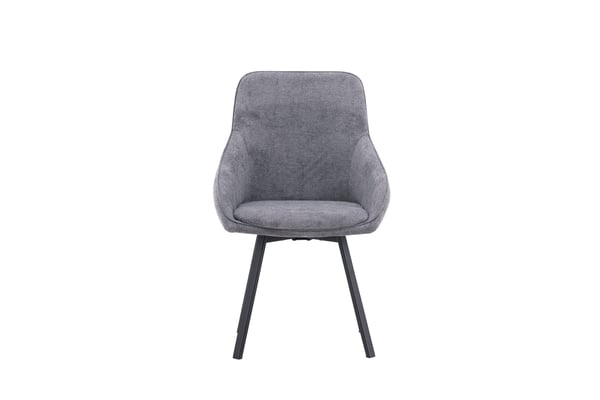 Ruokatuoli, Rosie 2-pack, 60x55x88 cm, Harmaa