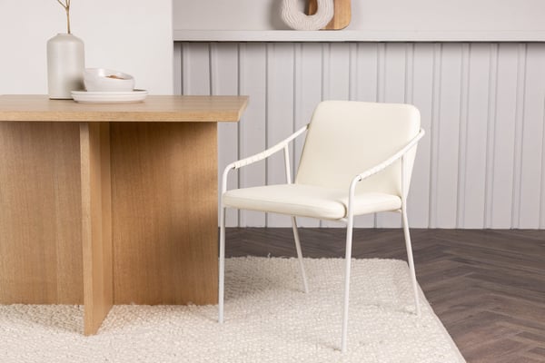 Ruokatuoli, Tvist 2-pack, 59x52x78 cm, Beige