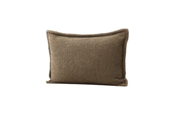 Tyynynpäällinen, Tuva Teddy Karva, 40x60 cm, Ruskea