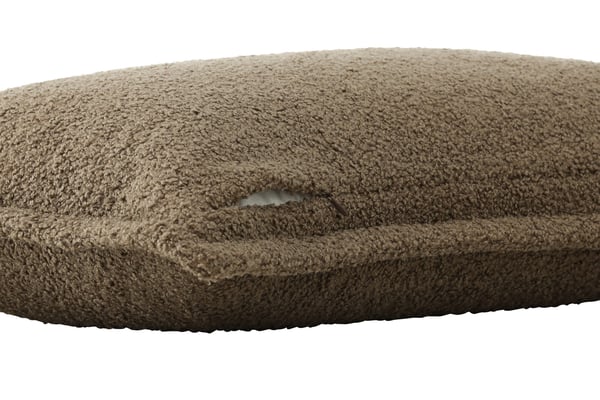 Tyynynpäällinen, Tuva Teddy Karva, 40x60 cm, Ruskea