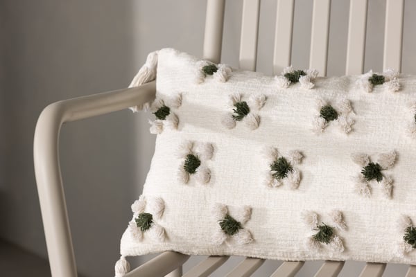 Tyynynpäällinen, Millie, 30x50 cm, Valkoinen