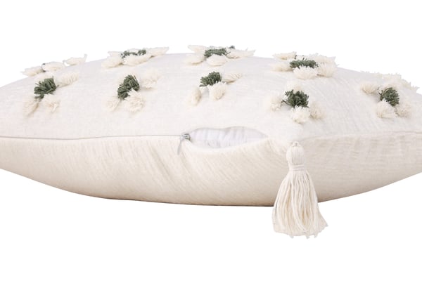 Tyynynpäällinen, Millie, 30x50 cm, Valkoinen