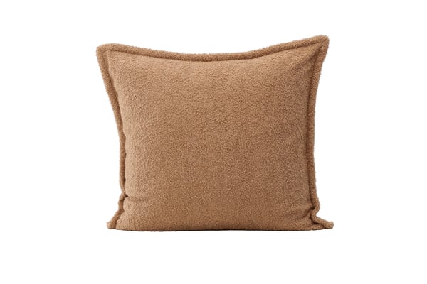 Tyynyliina, Tuva-tyynynpäällinen teddykarvaa, 60x60 cm, beige