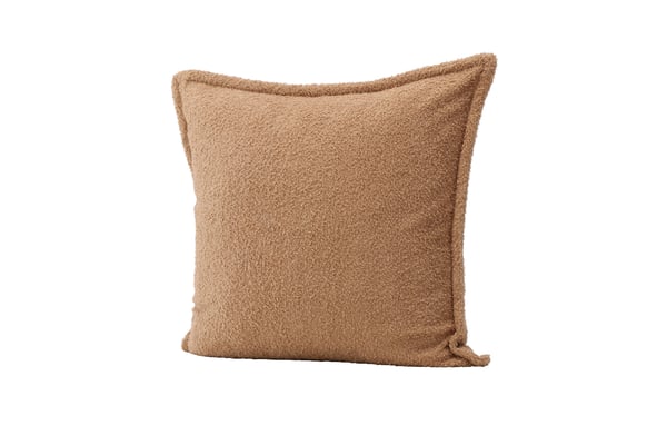 Tyynyliina, Tuva-tyynynpäällinen teddykarvaa, 60x60 cm, beige