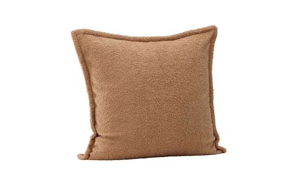 Tyynyliina, Tuva-tyynynpäällinen teddykarvaa, 60x60 cm, beige