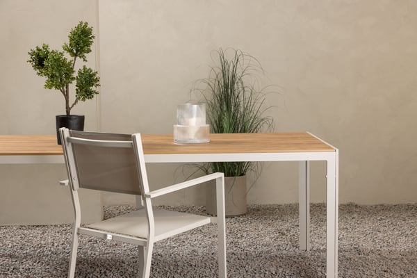Ulkopöytä, Break, 205x90 cm, Beige