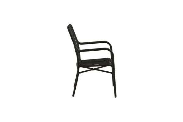 Lounge-tuoli, Rizal, 64x90x57 cm, Musta