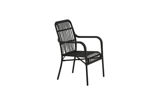 Lounge-tuoli, Rizal, 64x90x57 cm, Musta