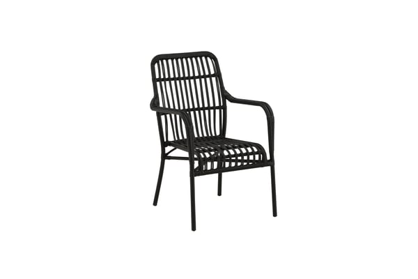Lounge-tuoli, Rizal, 64x90x57 cm, Musta