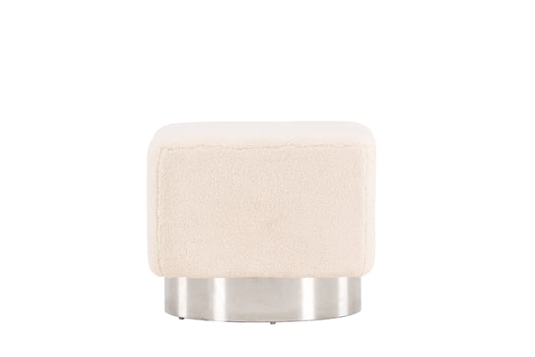 Rahi/Pouf, Newton, 45x38 cm, Offwhite