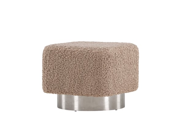 Rahi/Pouf, Newton, 45x38 cm, Hopea/Beige