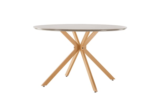 Ruokapöytä, Piazza, ø120 cm, Harmaa
