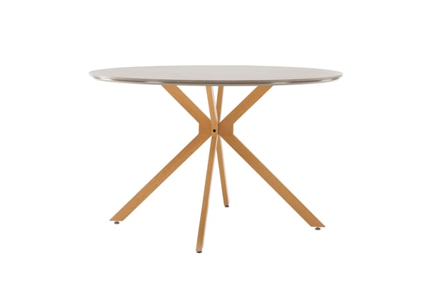 Ruokapöytä, Piazza, ø120 cm, Harmaa