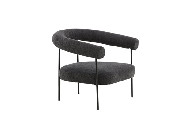 Nojatuoli, Hökåsen x Josefin Lustig, 81x75,5x88 cm, Tummanharmaa