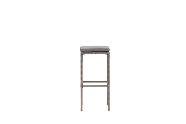 Baarijakkara, Alo Barchair Teräs, 38x76x38 cm, Harmaa
